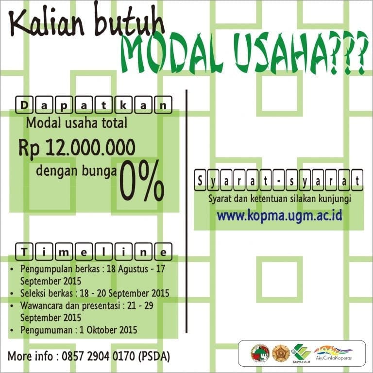 Progam Modal Usaha Anggota