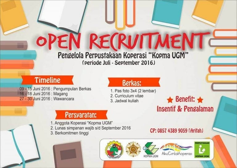 Oprec Pengelola Perpus